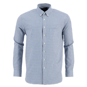 Fynch Hatton Hemd, Slim Fit, Dolphin Small Check, Frontansicht